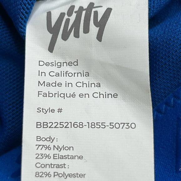 Yitty NWT Headliner Shaping Midi Bralette Size Medium‎ Iconic Black Athleisure - Picture 10 of 13